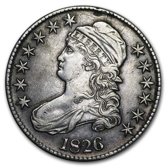 1826 Bust Half Dollar XF (Details)
