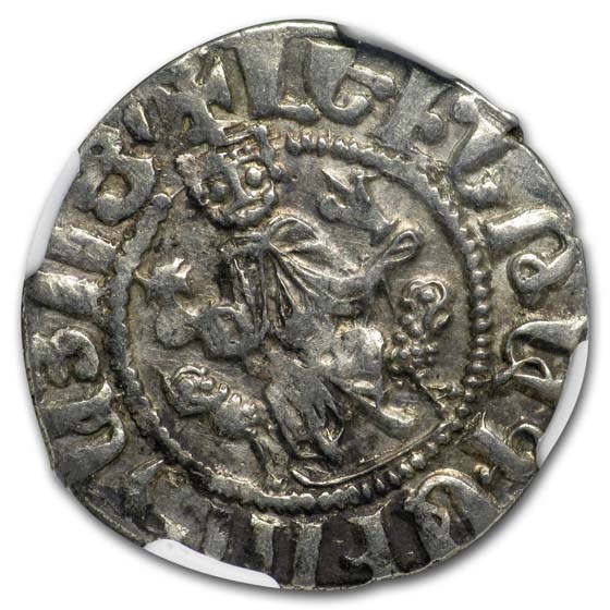 Kingdom of Armenia AR Tram Levon I (1198-1219 AD) XF NGC