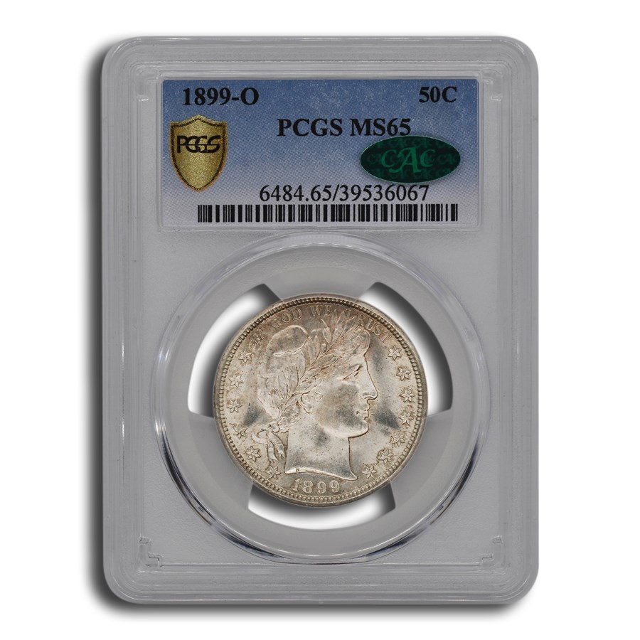 1899-O Barber Half Dollar MS-65 PCGS CAC