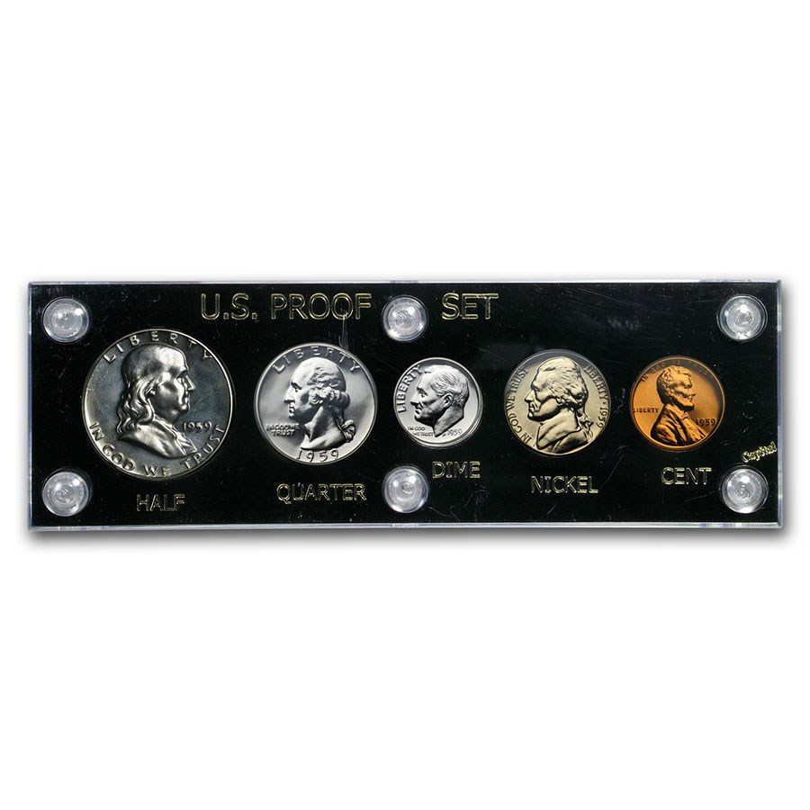 1959 U.S. Proof Set (Hard Plastic Holder)