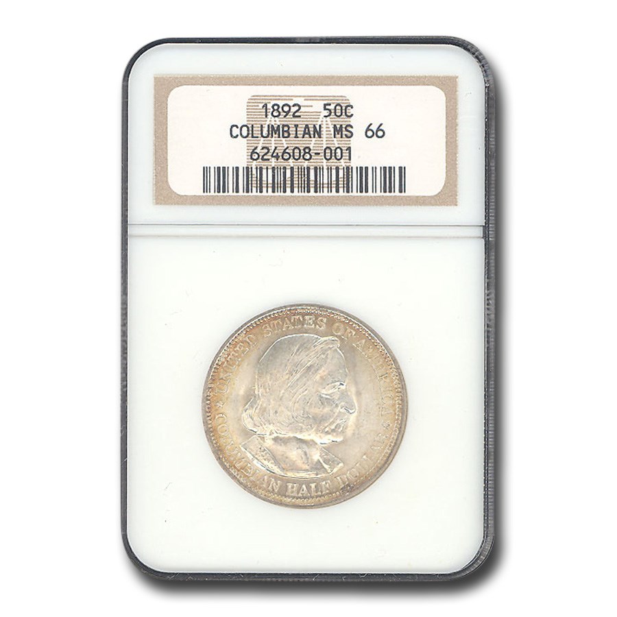 1892 Columbian Expo Half Dollar MS-66 NGC