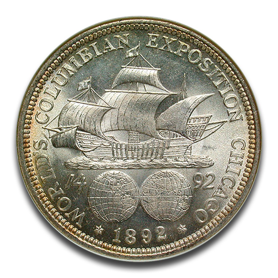 1892 Columbian Expo Half Dollar MS-66 NGC
