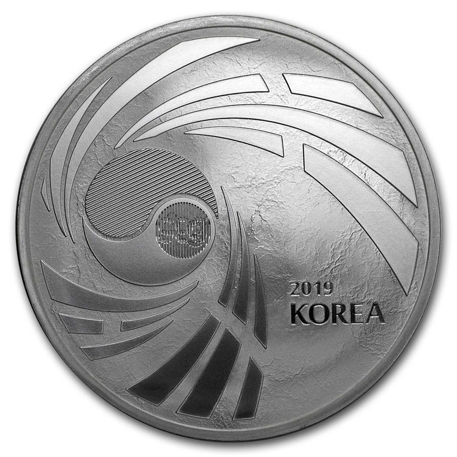 2019 South Korea 1 oz Silver K-Series Taekwondo BU