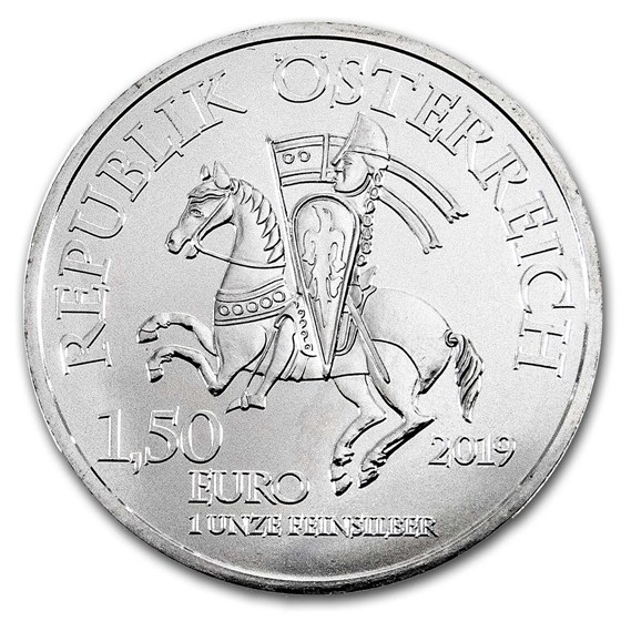 2019 1 oz Silver 825th Anniv Robin Hood (In Card)