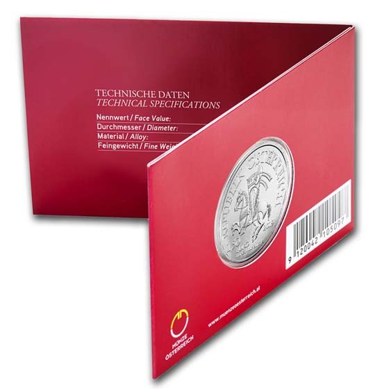 2019 1 oz Silver 825th Anniv Robin Hood (In Card)