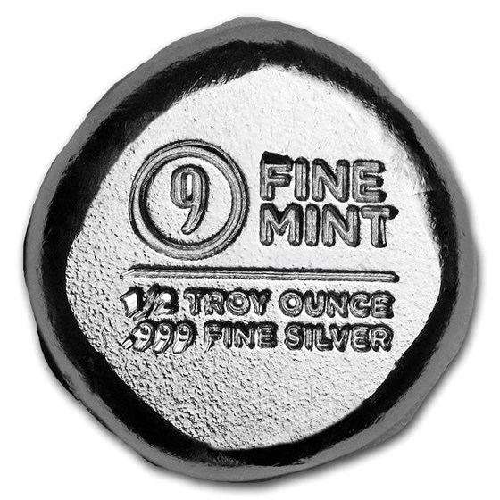 1/2 oz Hand Poured Lucky Pieces - 9Fine Mint (Skull, Type l)