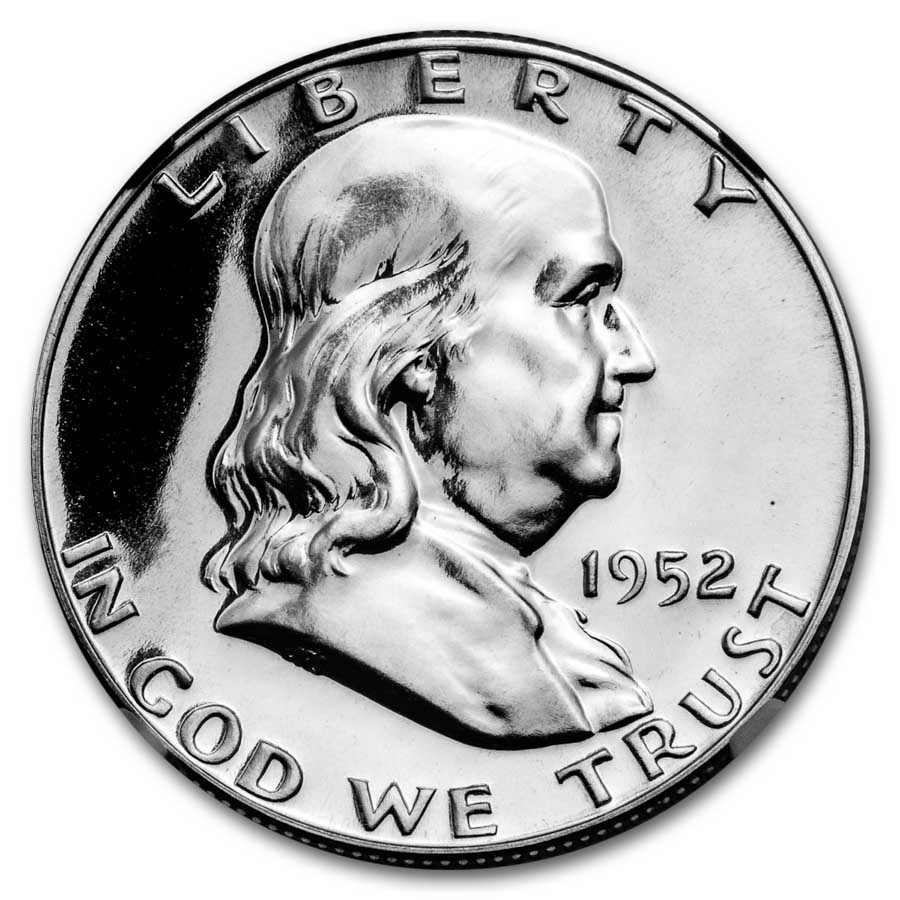 1952 Franklin Half Dollar PF-65 NGC