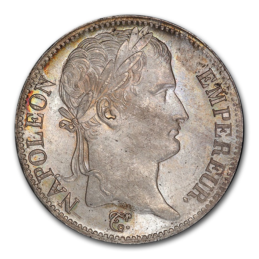 1811-A France Silver 5 Francs Napoleon MS-64 PCGS