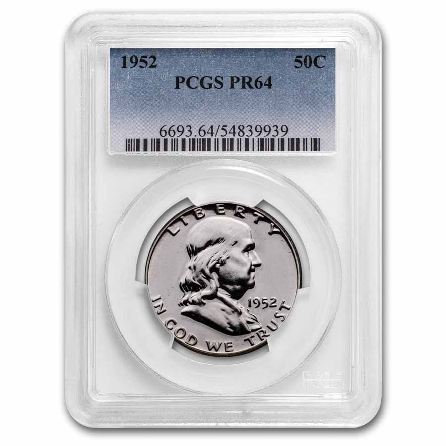1952 Franklin Half Dollar PR-64 PCGS