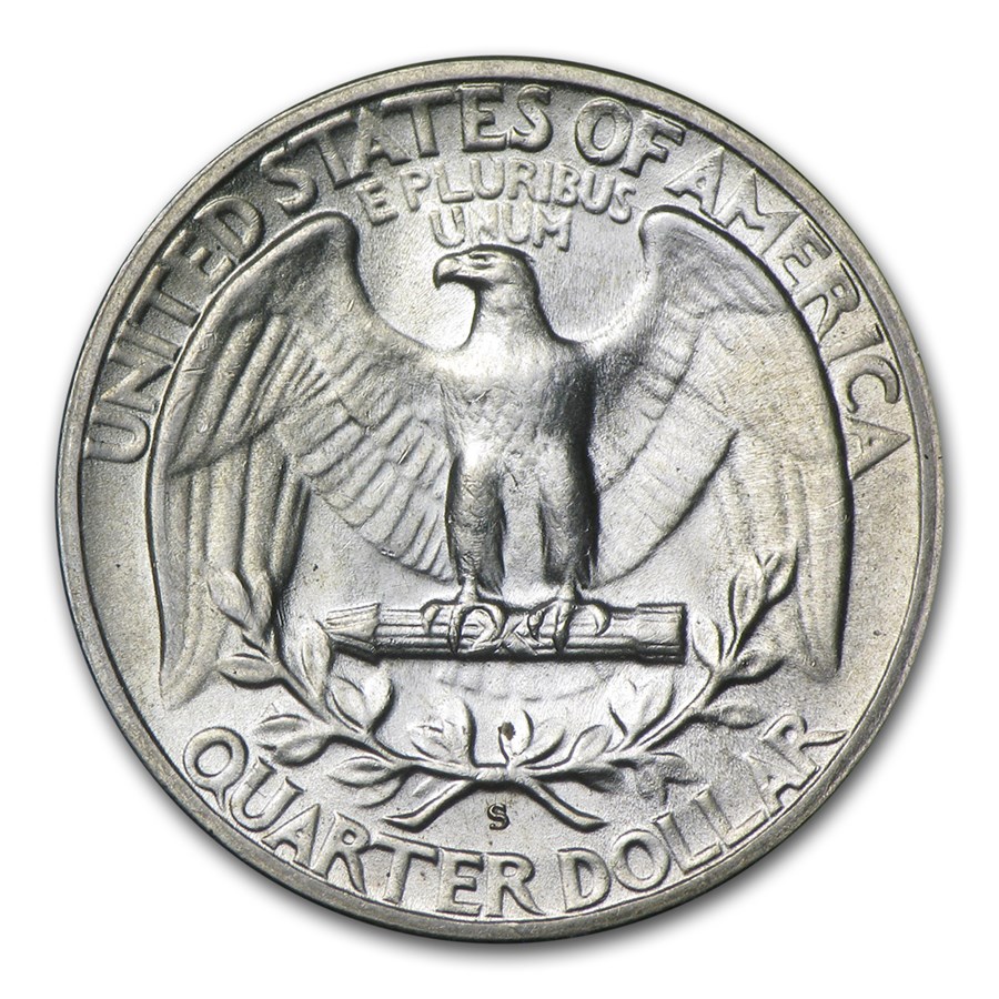 1948-S Washington Quarter BU