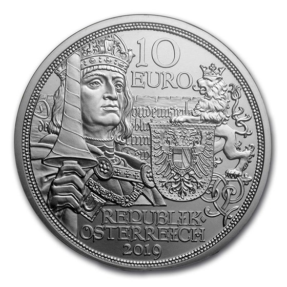 2019 Austria Silver €10 Knights' Tales (Chivalry)