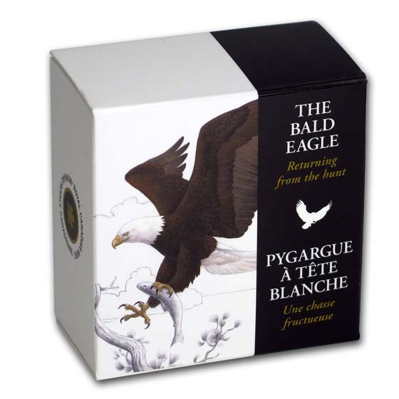 2013 RCM 1 oz Silver $20 The Bald Eagle Returning From the Hunt