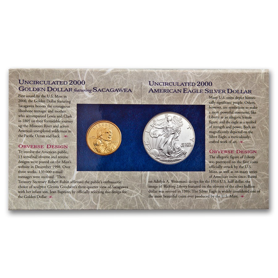 2000 U.S. Millennium Coinage and Currency Set (w/Box & COA)