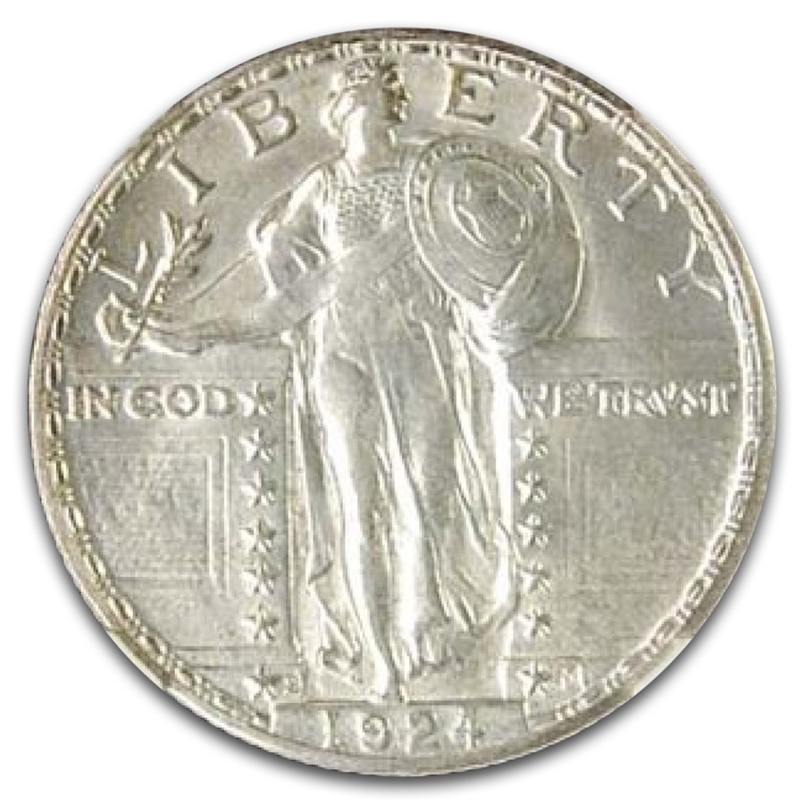 1924-S Standing Liberty Quarter MS-64 NGC (FH)