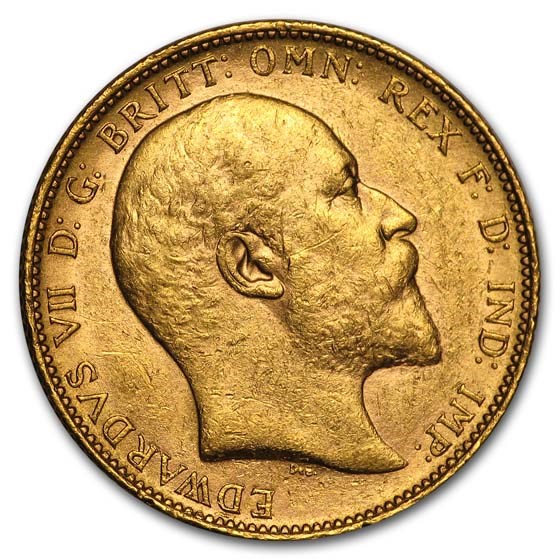 1902-P Australia Gold Sovereign Edward VII BU