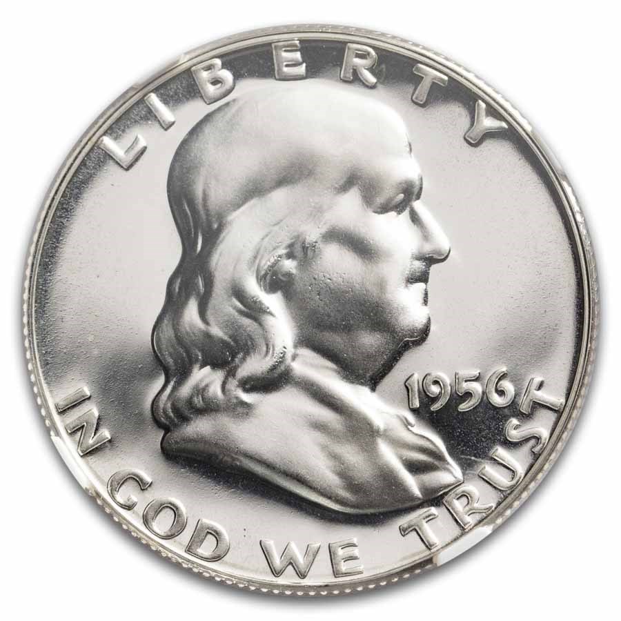 1956 Franklin Half Dollar Type-II PF-69 Cameo NGC