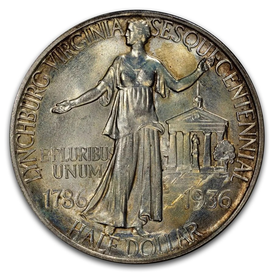 1936 Lynchburg Sesquicentennial Half MS-67 PCGS CAC
