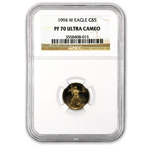 1994-W 1/10 oz Proof American Gold Eagle PF-70 NGC