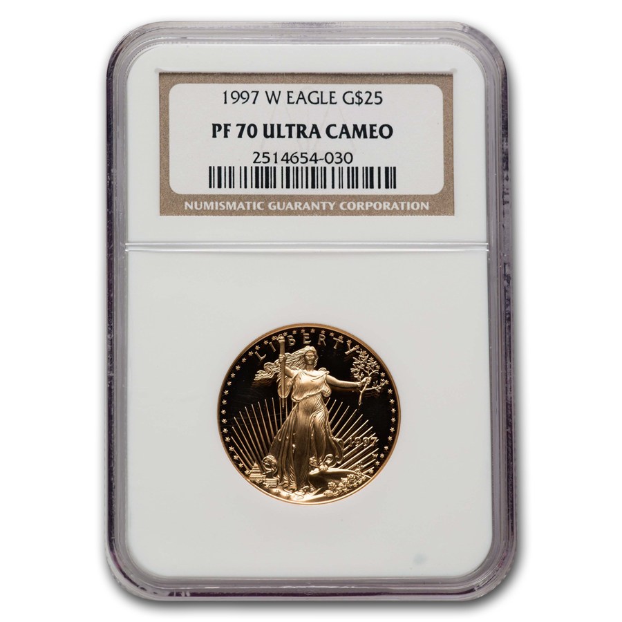 1997-W 1/2 oz Proof American Gold Eagle PF-70 UCAM NGC