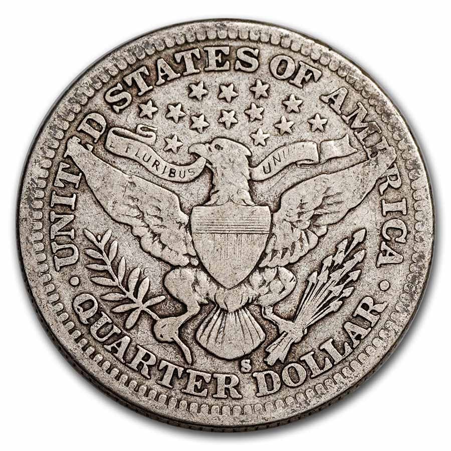 1915-S Barber Quarter Fine