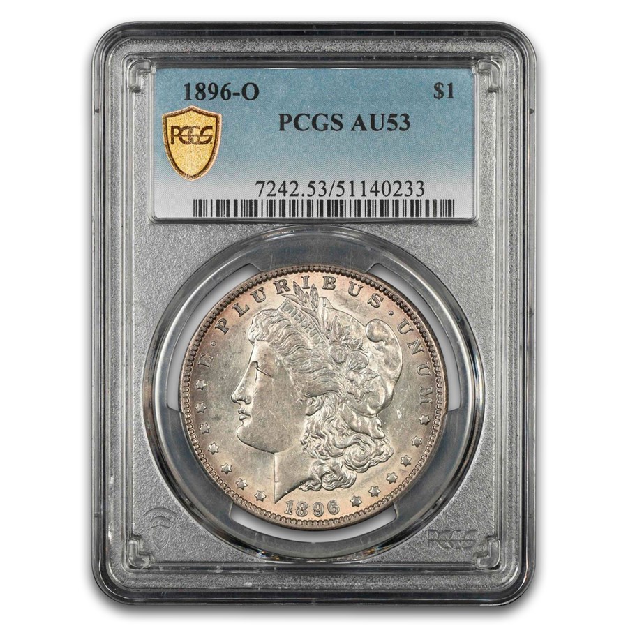 1896-O Morgan Dollar AU-53 PCGS