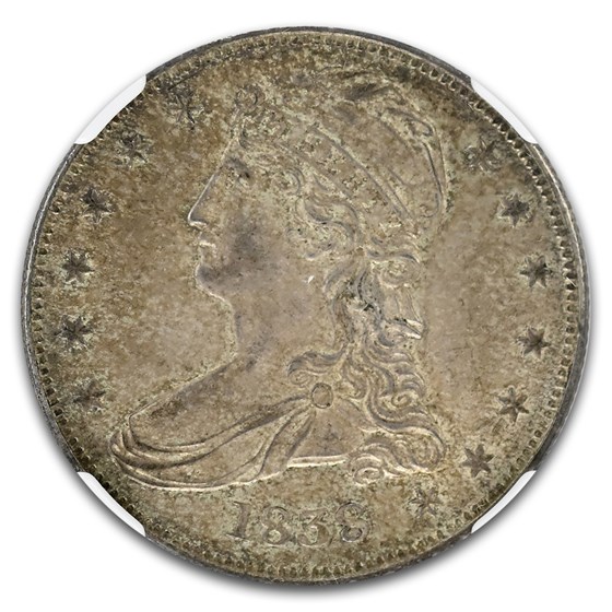 1838 Reeded Edge Half Dollar MS-65 NGC