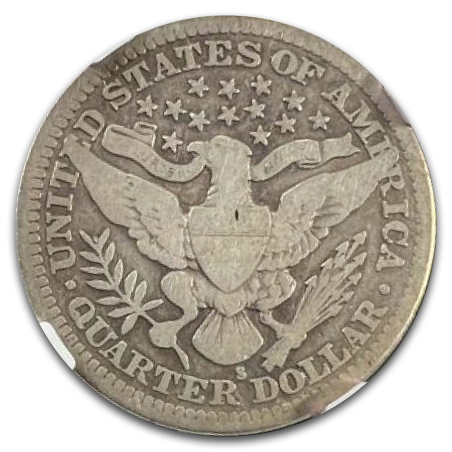 1913-S Barber Quarter VG-8 NGC