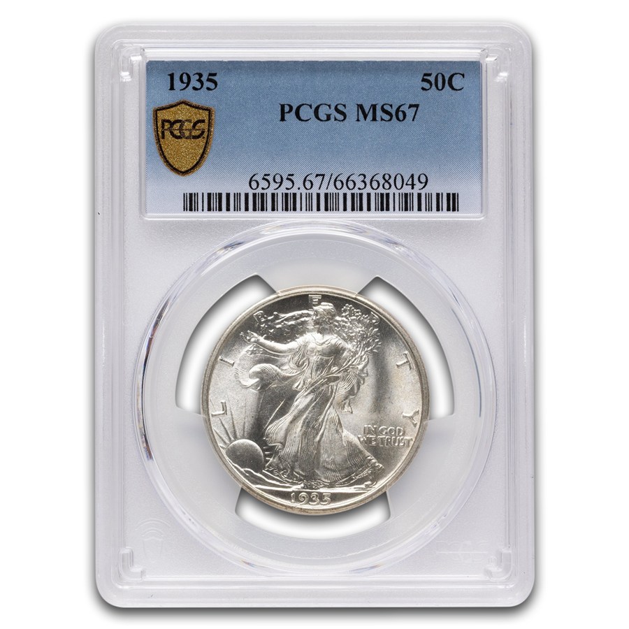 1935 Walking Liberty Half Dollar MS-67 PCGS