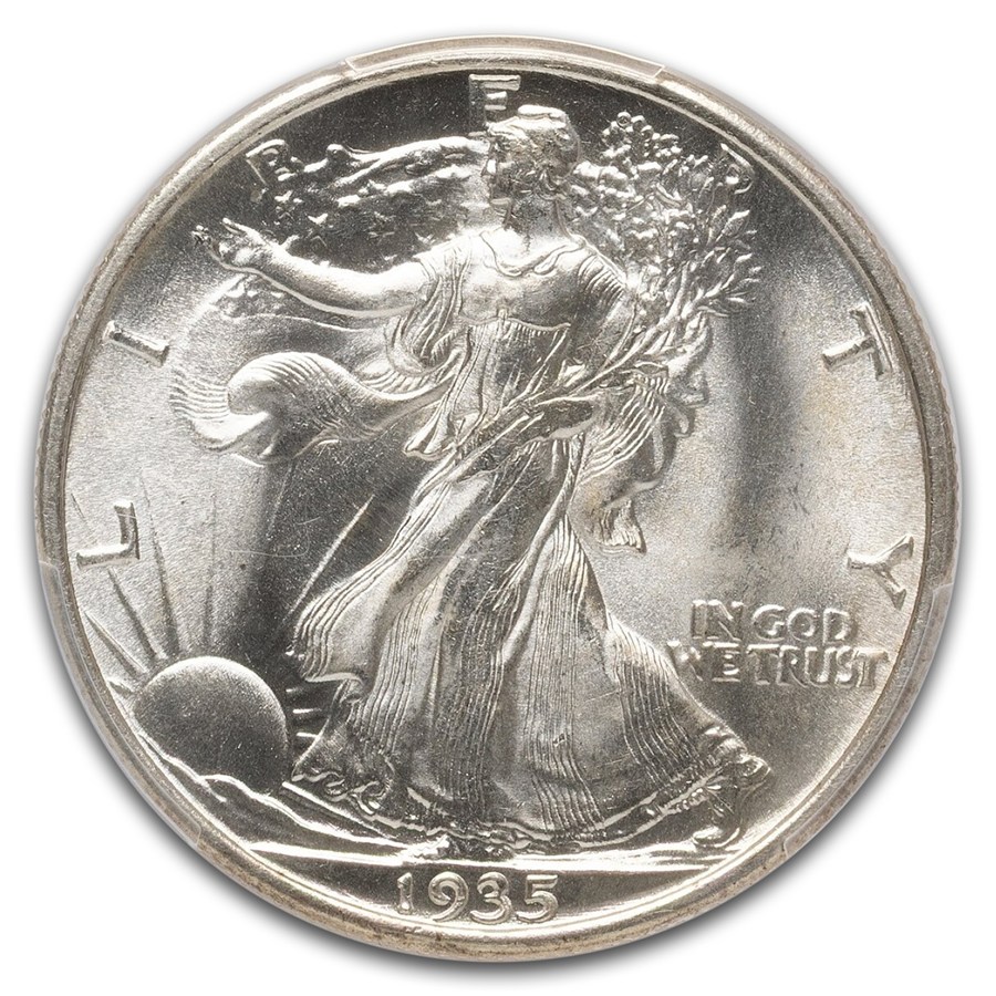 1935 Walking Liberty Half Dollar MS-67 PCGS