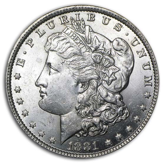 1881-O Morgan Dollars BU (20 Count Roll)