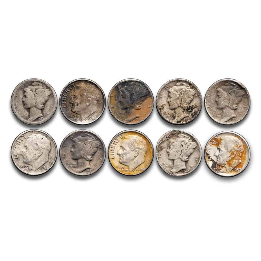 90% Silver $10 Face Value lot of Coins (Culls) 90% Silver $10 Face Value lot of Coins (Culls)