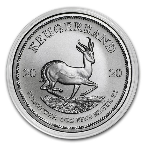 2020 South Africa 1 oz Silver Krugerrand BU