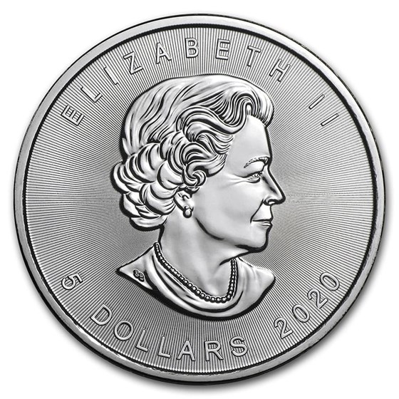 2020 Canada 1 oz Silver Maple Leaf BU