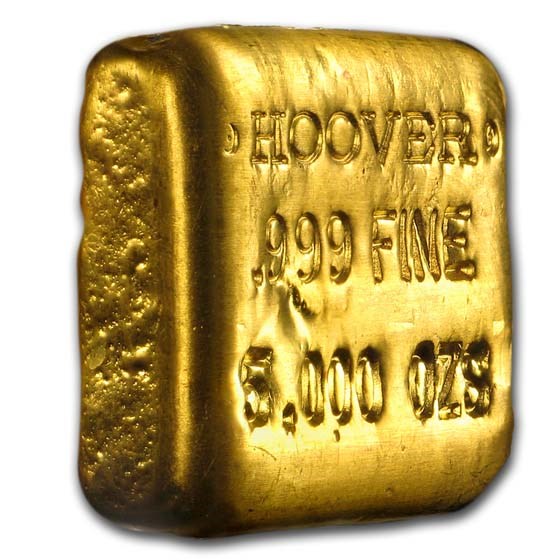 5 oz Gold Bar - Hoover &amp; Strong
