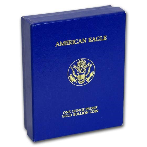 OGP Box & COA - 1989 1 oz Proof Gold American Eagle