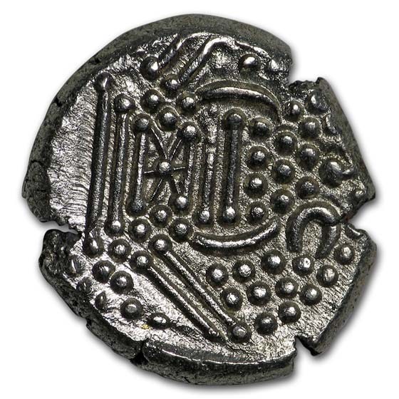 11th century India Chalukya Empire Silver Drachm XF