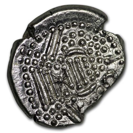 11th century India Chalukya Empire Silver Drachm XF