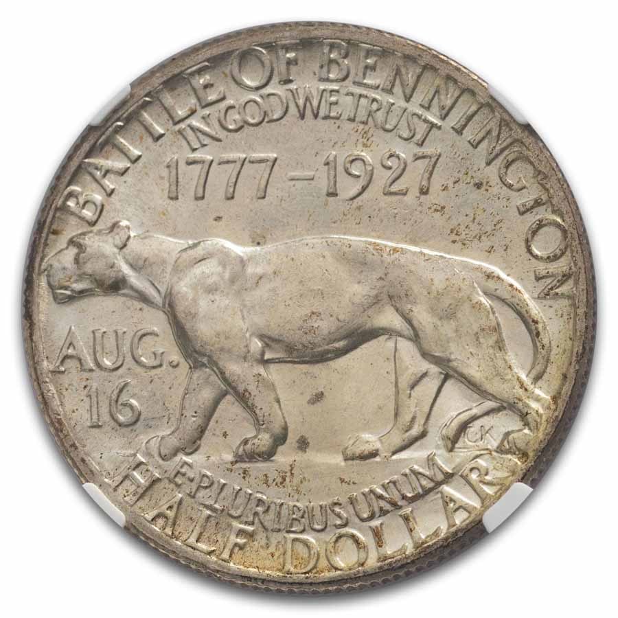 1927 Vermont Sesquicentennial Half Dollar Commem MS-67 NGC
