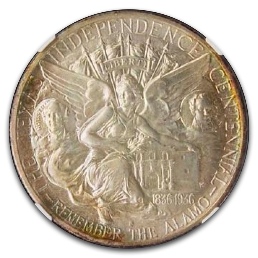 1935-S Texas Centennial Half Dollar Commem MS-68 NGC