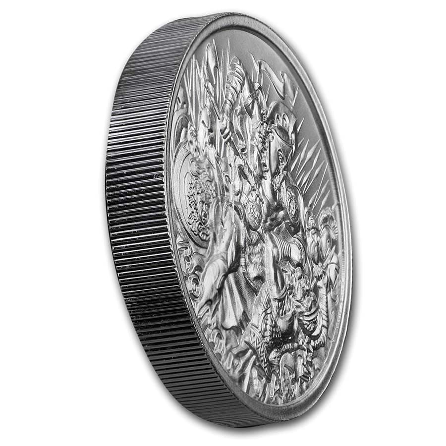 2 oz Silver High Relief Round - Molon Labe (Type 5)