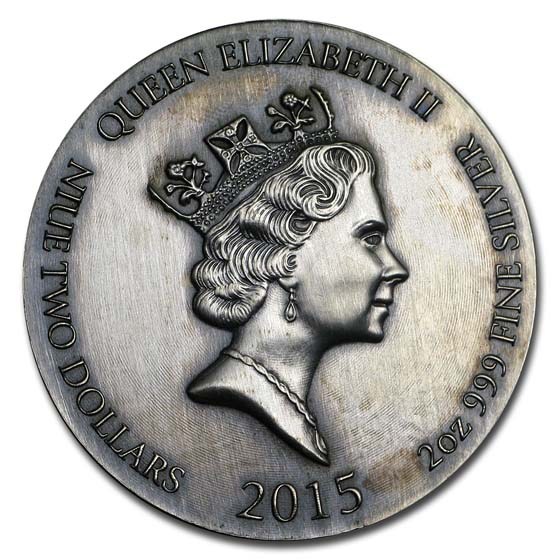2015 2 oz Silver Coin - Biblical Series (Exodus, Coin Only)