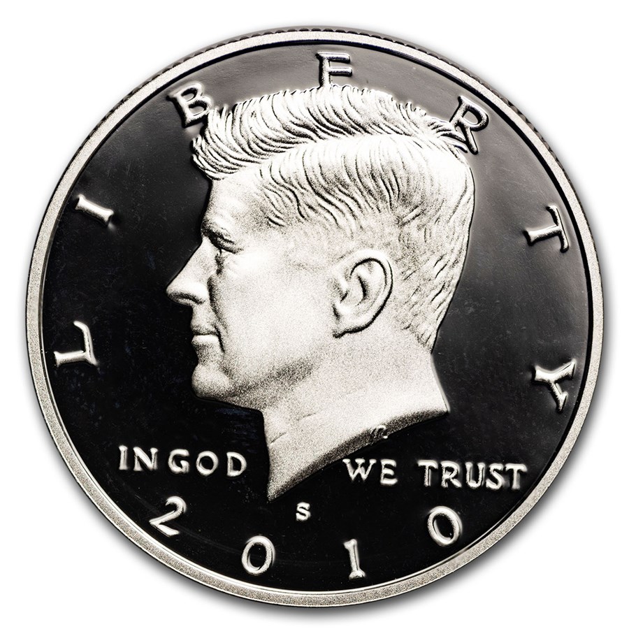 2010-S Silver Kennedy Half Dollar Gem Proof