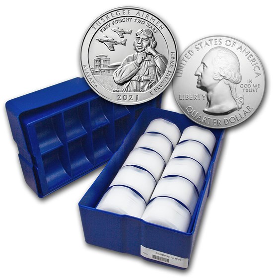2021 5 oz Silver ATB Tuskegee Airmen National Historic Site, AL