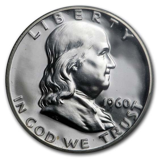 1960 Franklin Half Dollar PR-66 CAM PCGS