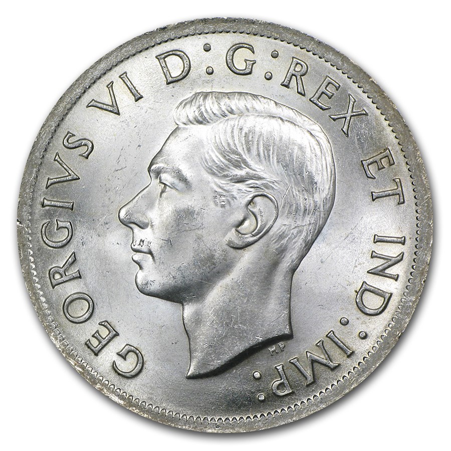 1939 Canada Silver Dollar Royal Visit BU