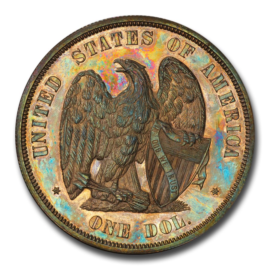 1872 Amazonian Dollar Pattern PR-62 PCGS (J-1205)