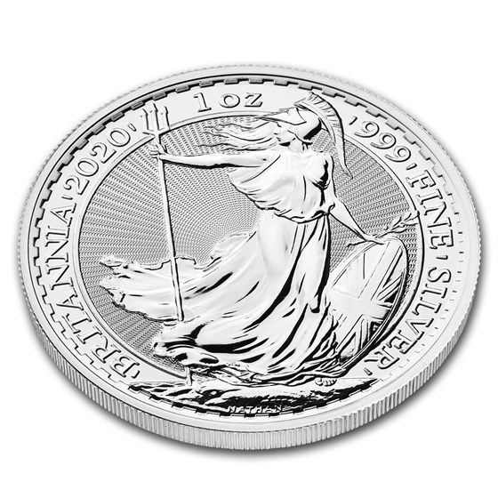 2020 Great Britain 1 oz Silver Britannia BU