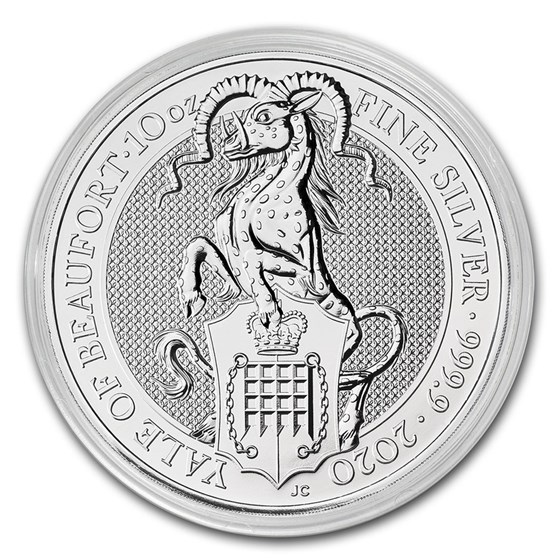 2020 Great Britain 10 oz Silver Queen's Beasts The Yale
