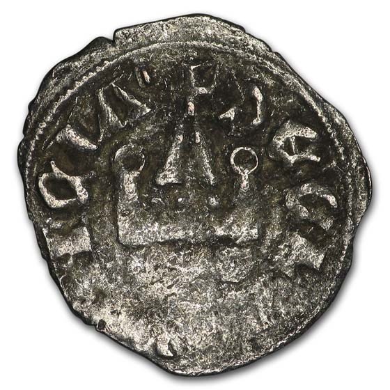 (1200-1400 AD) Frankish Greece Denier Tournois VF (Crusades)