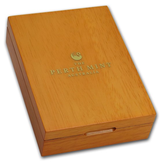 OGP Box &amp; COA - 2019 Australia 1 oz Gold Dragon PF (Empty)